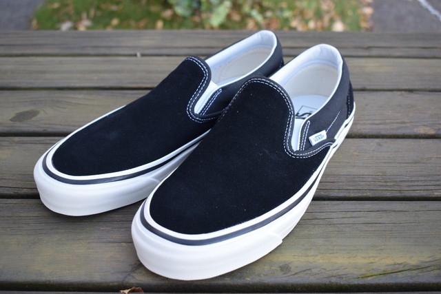 Vans バンズ Classic Slip On 98 Dx スリッポンアナハイムファクトリー Black Suede Jeanskokubo 小久保商店茨城県境町のジーンズショップ