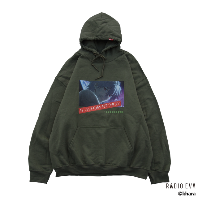 Kaworu MOON PULL PARKA (DARK GREEN) / RADIO EVA