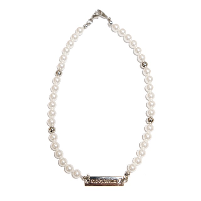 【Cat & Parfum】Pearl Beads Silver Necklace