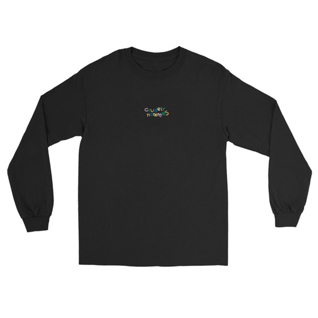 【Crudely Hommes】Rainbow Logo Embroidery Long Sleeve