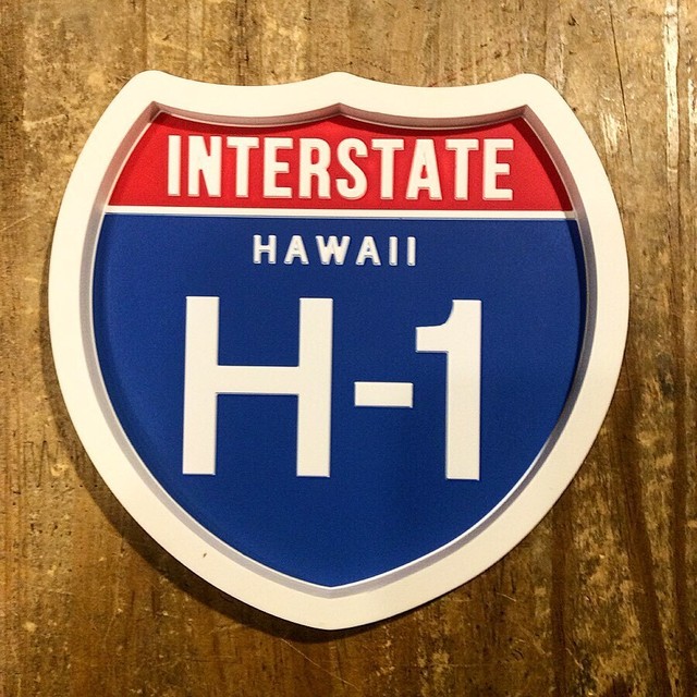 ｓａｌｅ Hawaii H 1 ハワイ 道路標識 ラバートレイ Goodkings