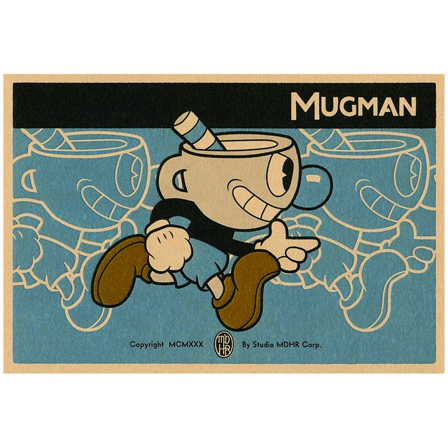 CUPHEAD ( カップヘッド ) ポストカード② マグマン / エンスカイ