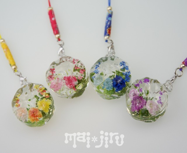 ゆらぎ花 ストラップ Shop Maijiru 舞汁