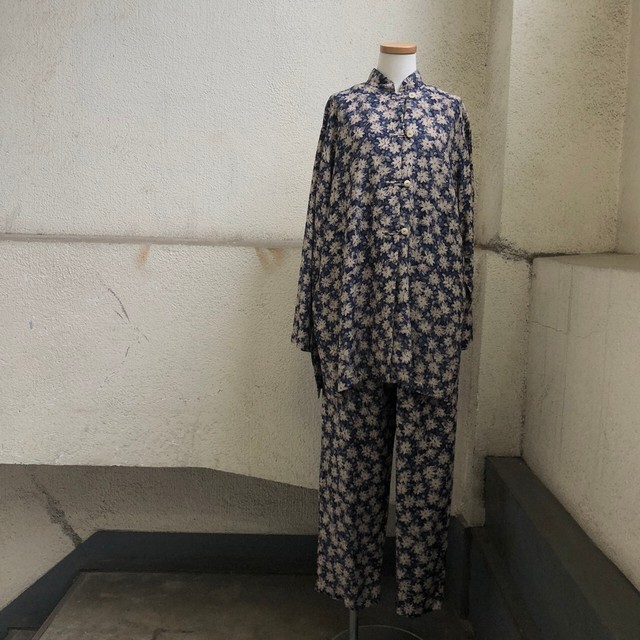 Set Up セットアップ 花柄 チャイナボタン Slut Albatross Vintage