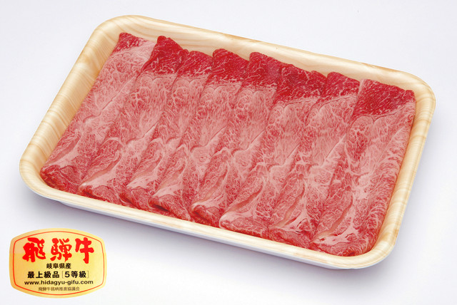 4.飛騨牛上モモすき焼き 500g