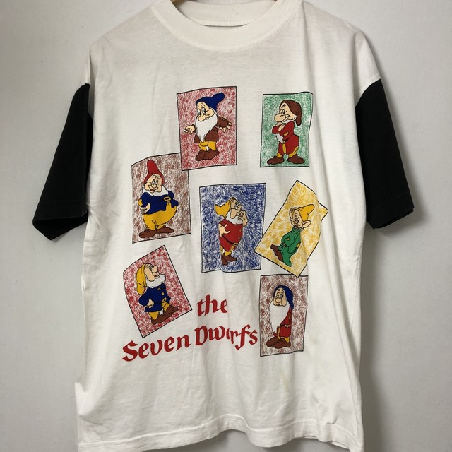 90s 7人の小人 白雪姫 Tシャツ Splashtoyandusedclothing