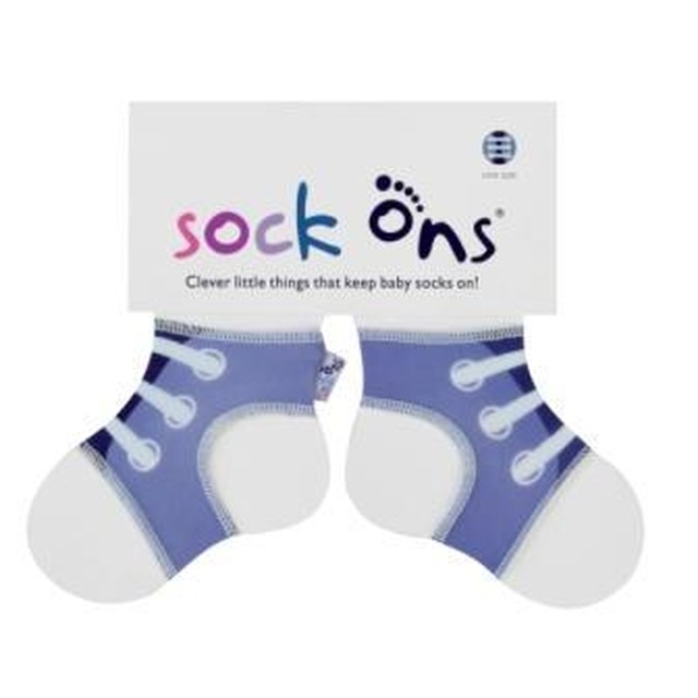 Sock Ons ソックオンス ブルー スニーカー柄 赤ちゃん 靴下 ベビーグッズ 脱げない 出産祝い Lynx リンクス ベビー用品 子供服 赤ちゃん通販