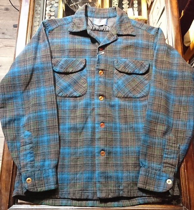 50s Vintage Pendleton Wool Shirt ヴィンテージ ペンドルトン ウールシャツ 旅する古着屋