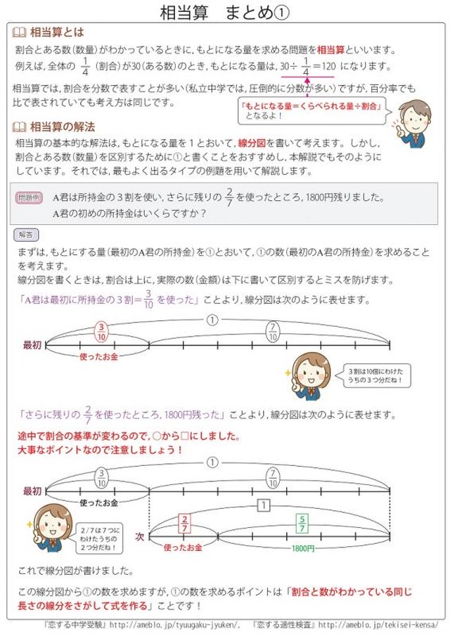特殊算 相当算編 首都圏 国立 私立中学校 受験対策 テーマ別で市販の解説集よりよくわかる過去問題解説集 自宅でできる受験対策ショップ ワカルー Wakaru