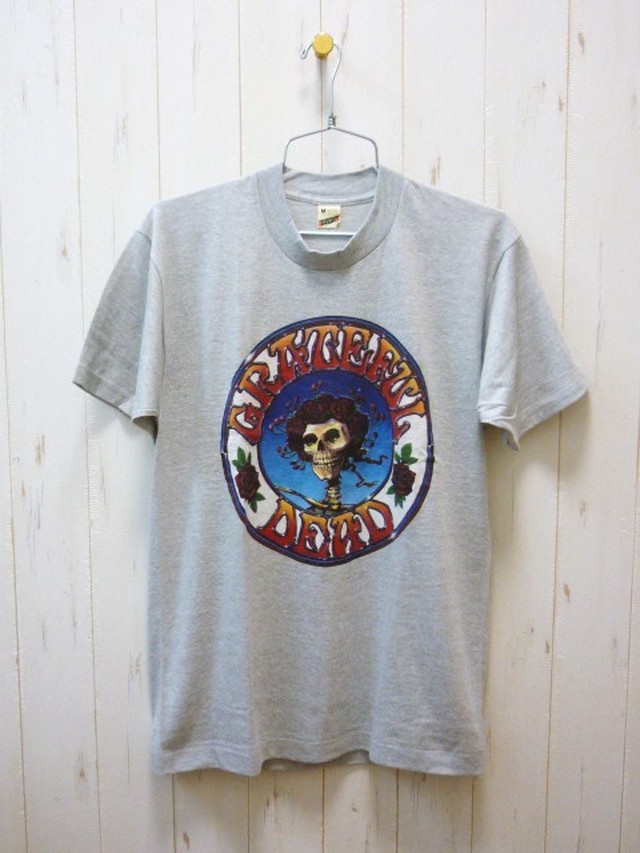 Grateful Dead 80 S Skull Roses T Shirt Dead Stock グレイトフルデッド 80 S スカル ローズ デッドストック 未使用 Hoy Hoy Station