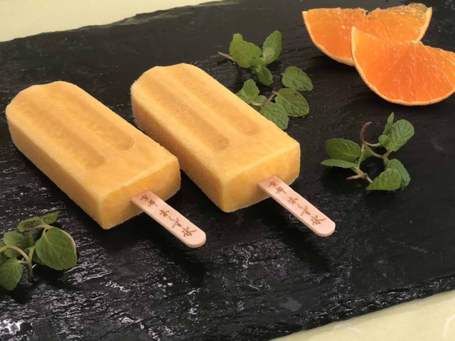 【京都・本くず氷】愛媛みかん6本セット