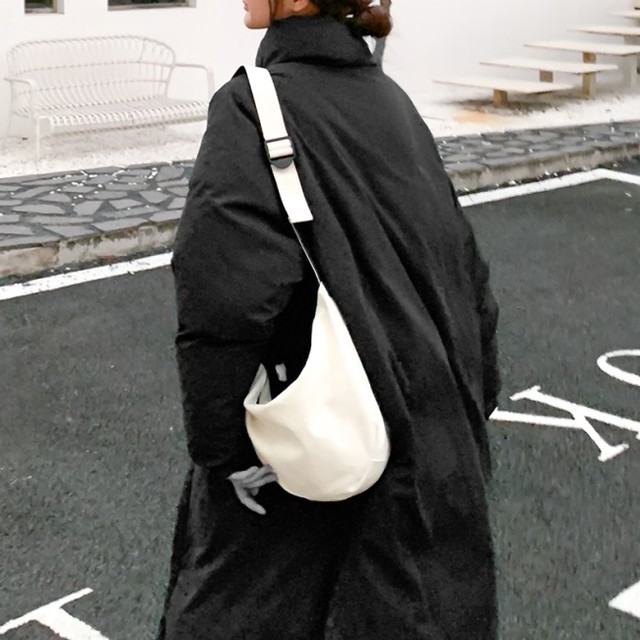 ダウンコート レディース ロング 中綿 韓国 ファッション レディース 冬アウター オーバーサイズ コート ダウン 冬服 レディース ボリュームアウター ミドルコート オフィスカジュアル シンプル 大人かわいい Vestito