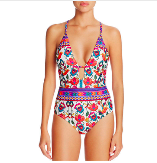 ワンピース 水着 花柄 海外インポート Anela Bikini