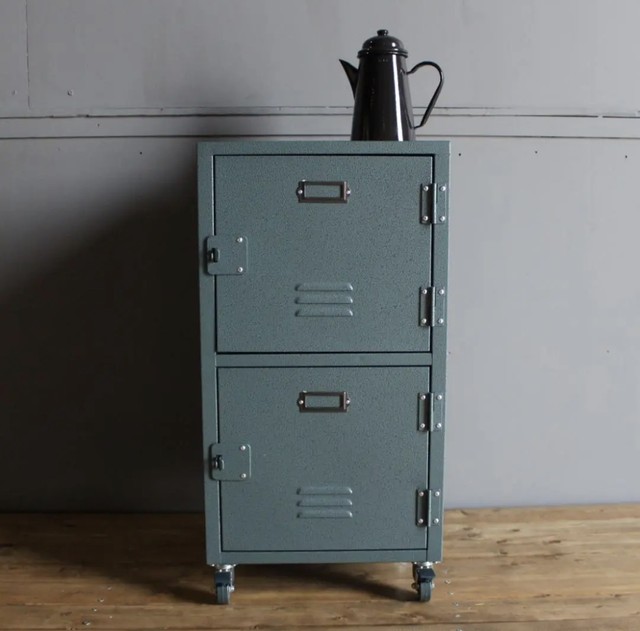 Rald Locke 2D Chest 2 Colors / アメリカンインダストリアルスタイル ロッカー調 2段チェスト / 2色展開