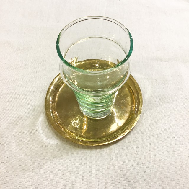 真鍮 銅プレート アクセサリートレイ ディスプレイ コースター Amplop