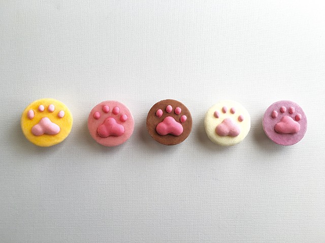 お菓子 人気 ねこさんのにくきゅうギモーヴセット 5個入り 生マシュマロ スイーツ ギフト パティスリー エスキィス