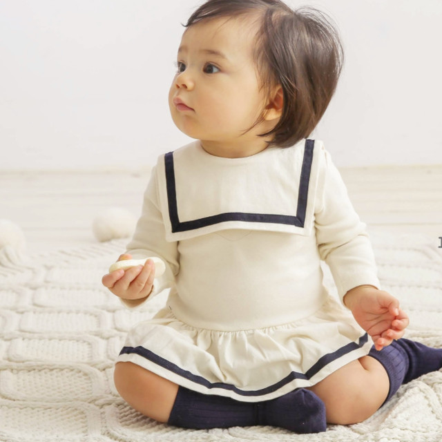 Baby 即納 セーラー女児ワンピース Y 0922 106 Luckids
