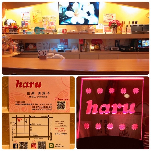 Haru 和歌山市 カフェバー スナック Online Party Market オンラインパーティーマーケット