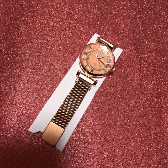 腕時計 レディース 新品 ブランド 人気 海外 キラキラ ピンクゴールド Ladieswatch