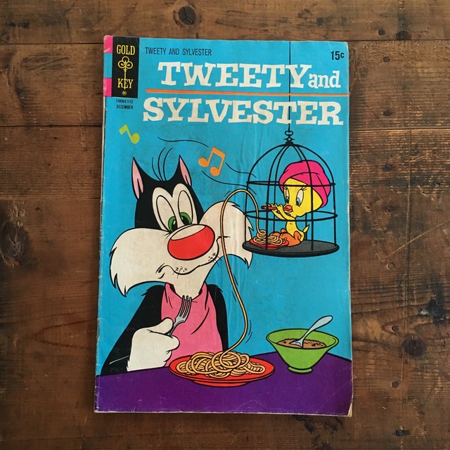 ヴィンテージ アメコミ Tweety And Sylvester No 21 December トゥイーティー シルベスター 英語 E Vintage ヴィンテージ 洋書 雑貨のお店