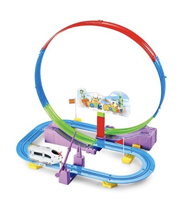 電車おもちゃ 走る光る列車 立体パズル 男の子 おもちゃ 子供の誕生日プレゼント クリスマスギフト Omochapark