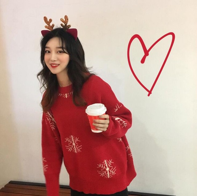 クリスマス ニット セーター おしゃれ 4色 Nikkihouse