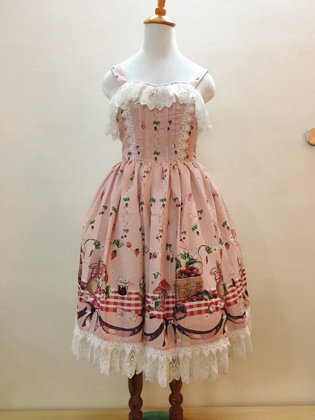 ロリータ服 Lolita Dress ピクニックバニーコレクションプリント Picnic Bunnies Collection Prints Kawaii Select Shop カワイイセレクトショップ