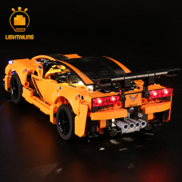 Ledライトキット レゴ 493 シボレー コルベット Zr1 互換 車 ライトアップ バッテリーボックス付き アップグレード レゴ互換 Happy Hobby あなたのベストが見つかるお店