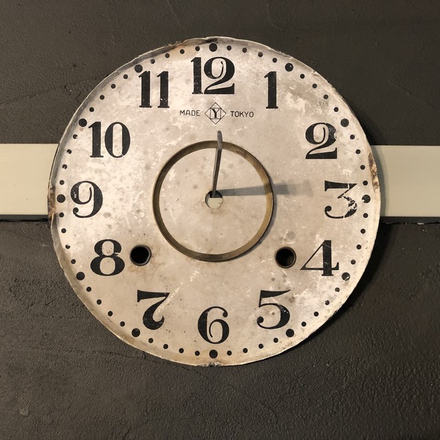 古い時計の文字盤 紙ラベル ちいさな古道具屋さん Snooze