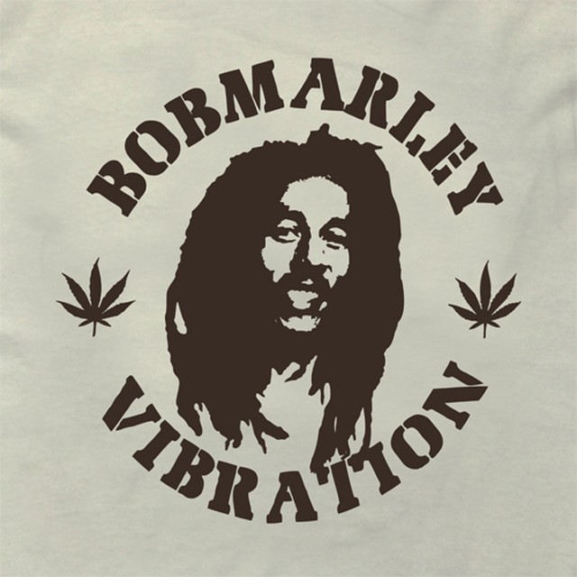 Jamaica Reggae Bob Marley ジャマイカ レゲエ ミュージック ボブマリー マリファナ マーク イラスト ロゴ ラグラン 七分袖ｔシャツ Utn44 Unou