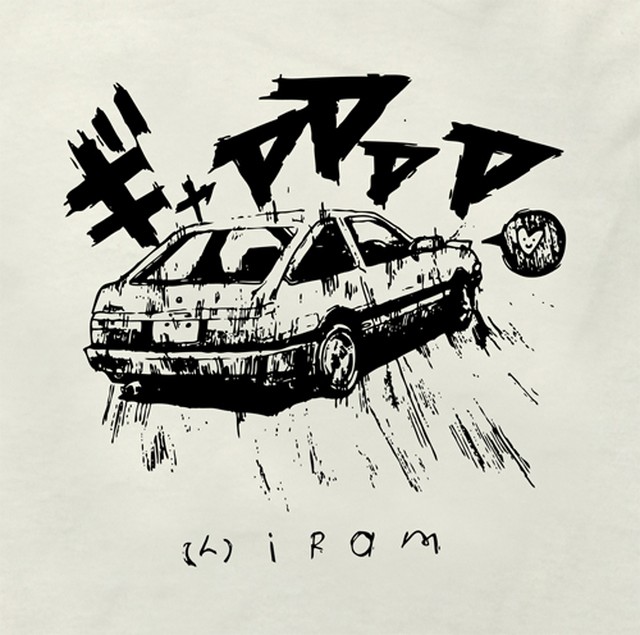 トヨタ ８６ ハチロク ドリフト グラフィック イラスト ロゴ ラグラン 七分袖ｔシャツ Utn2 Unou