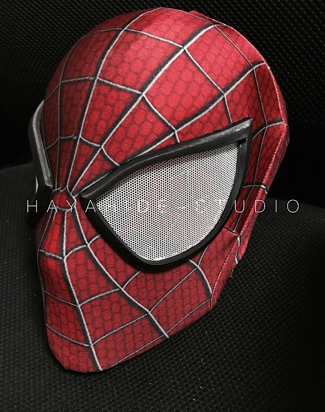 アメイジングスパイダーマン2 シェルマスク レンズ 曇らないレンズタイプ Hayahide Studio スパイダーマン コスチューム