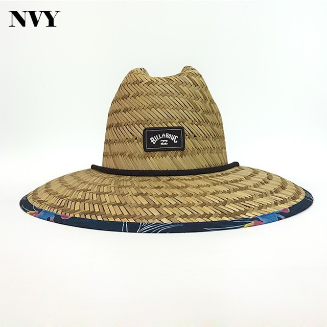 Ba011 924 ビラボン メンズ 人気 ブランド ストローハット 麦わら帽子 帽子 夏 海 山 紐付き 南国風 プレゼント ギフト Billabong Tides Print Hat Beachdays Okinawa