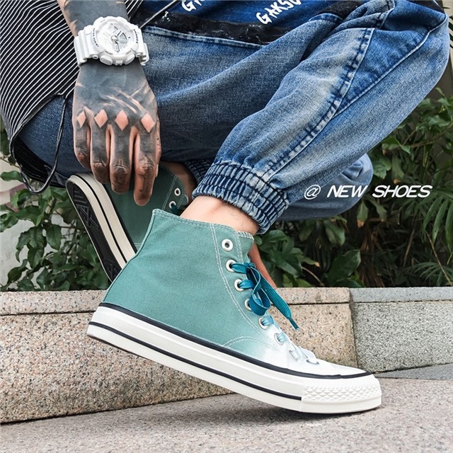 グラデーション スニーカー カジュアル ハイカット レースアップ シューズ 運動靴 メンズ フラットシューズ 軽い 軽量 ぺたんこ フラット グラデーション スニーカー カジュアル ハイカット レースアップ シューズ 運動靴 メンズ フラットシューズ 軽い 軽量 ぺたんこ