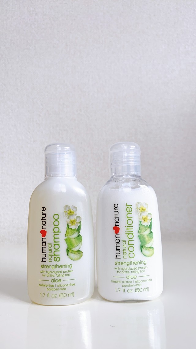 弱々しい髪質に:アロエ Strengthening Shampoo&conditioner