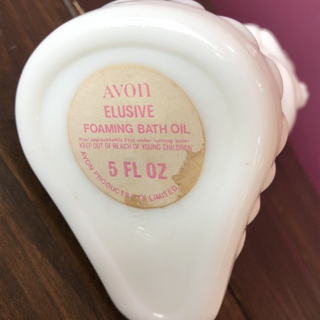 アンティークバスオイル瓶 Avon Elusive 時空屋トキカケ商店