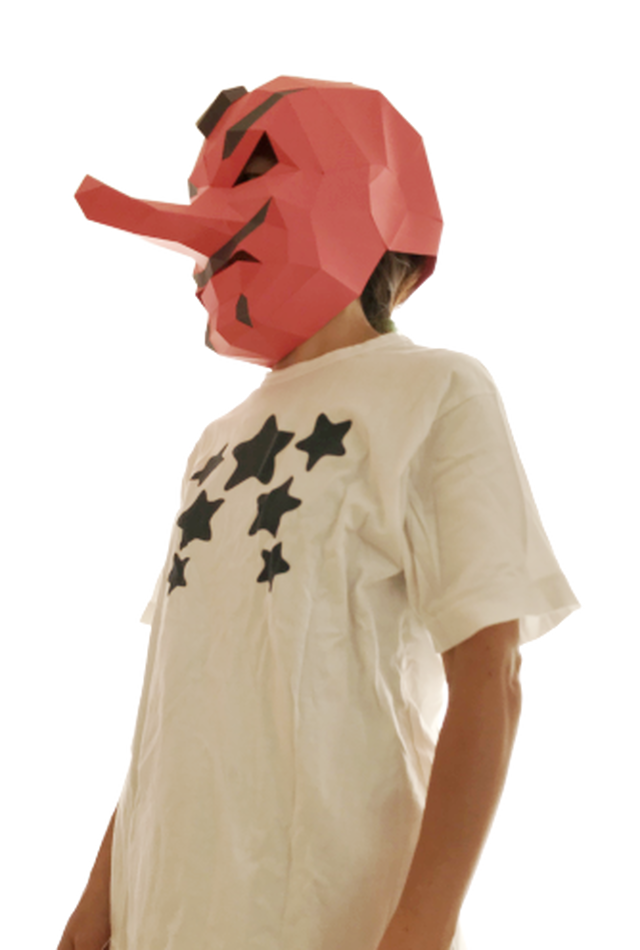 てんぐ テング 天狗 マスク かぶりもの 大人用 手作り人気動物シリーズ 面白いかわいい被り物 かぶれますく ハロウィン仮装衣装にも 送料込 Tengu 3d Mask Papercraft Diy かぶりもの 被り物 動物マスク手作りペーパークラフト おもしろ 面白い かわいい