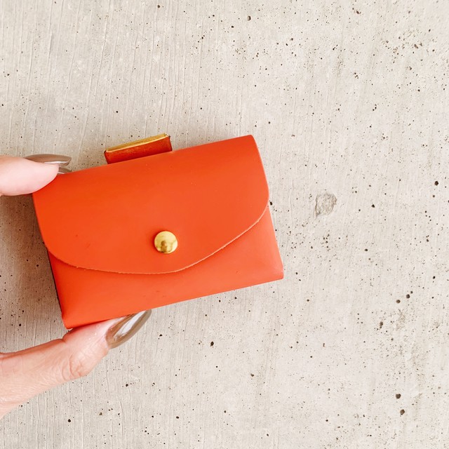 enrich everyday × com-ono Everyday TINY Wallet/ORANGE × BLUE(オレンジ × ブルー)