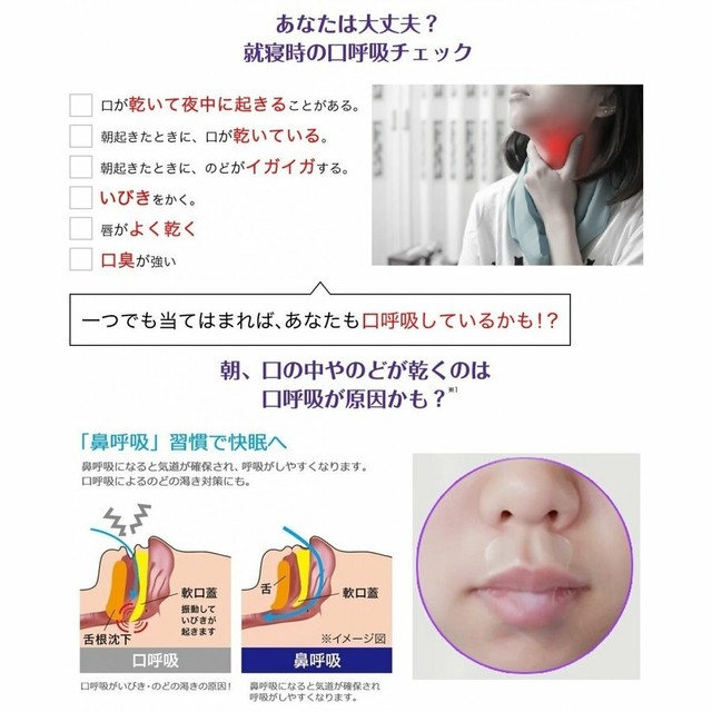 口閉じるテープ 口閉じテープ いびき防止グッズ 鼻呼吸テープ 口 テープ いびき シール 口 てーぷ 睡眠テープ 180回用 Seluarx