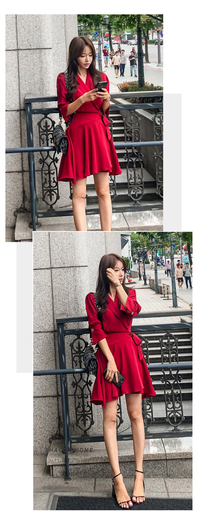 お嬢様風 秋のお出かけコーデ 抜群に可愛い真っ赤なワンピース デート服にもおすすめ 美人服図鑑