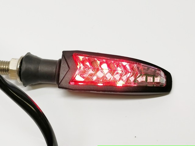 Z125pro Led流れるウインカー ポジションランプ 専用リレー 接続ハーネス ドライカーボン削り出しウインカーホルダー１台分 Zracing