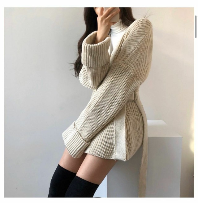 大人カジュアル ニット カーディガン レディース 羽織り トップス ジャケット ゆるだぼ オーバーサイズ ビッグ袖 シンプル 無地 デイリー 着回し Ptnym2376 Shop Suba