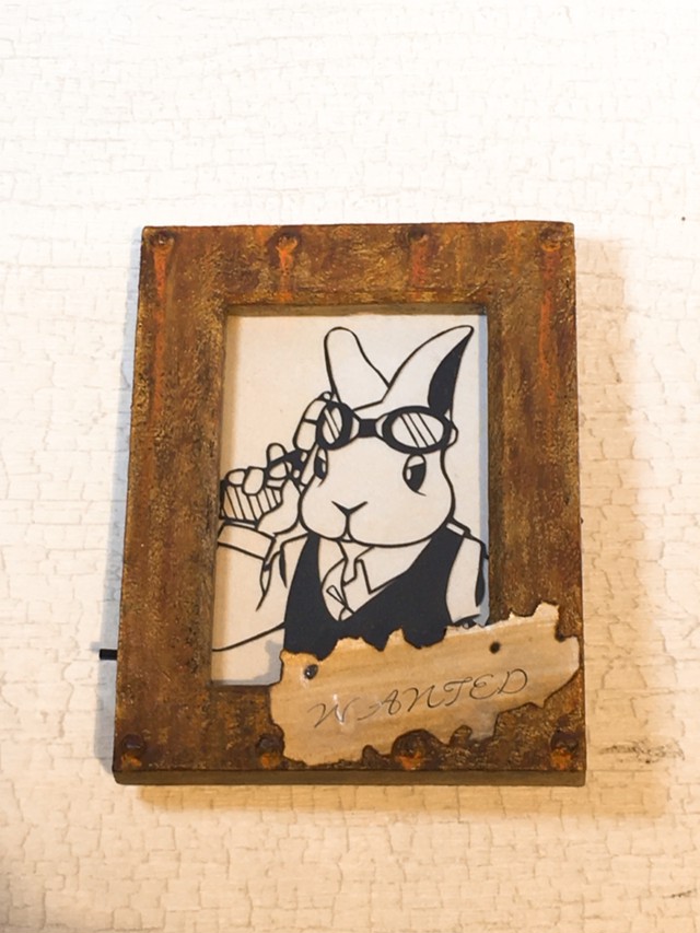 ことノ屋 切り絵 アート ラビットデパートメント Rabbit Department うさぎ雑貨