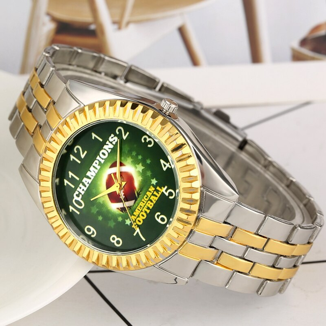 懐中時計 メンズ ゴールド シルバー アメリカン フットボール 野球 ローマ数字 アラビア数字 イラスト 腕時計 時計 インテリア Clock クロック ウォッチ オシャレ Clock Flog