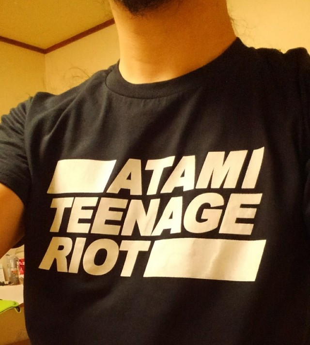 大きなサイズ 限定オリジナル Atami Teenage Riot Tシャツ 熱海ハウスx奈良光工房コラボ Save The 熱海ハウス