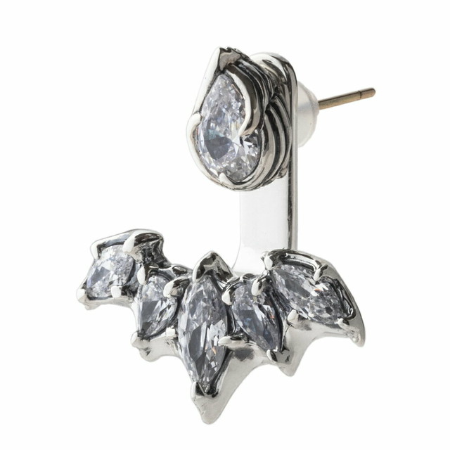 ルシファーイヤージャケットピアス(クリアー）  ACE0159