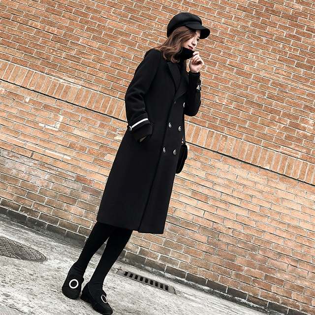 チェスターコート ロングコート アウター レディース 冬 コート 40代 30代 きれいめ 膝丈 長袖 Vネック 無地 発表会 ウール 上品 二次会 着やせ ブラック 暖かい ワンピの里