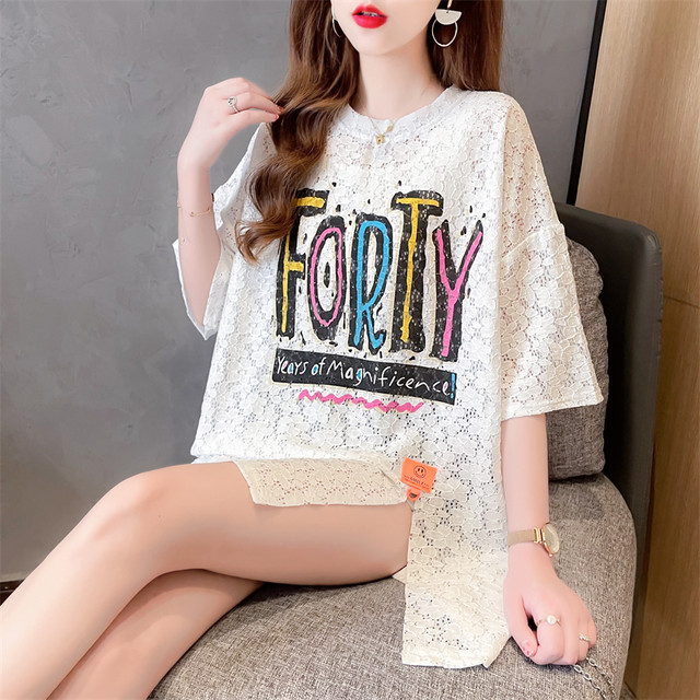 韓国風オーバーサイズレディース半袖tシャツ風ワンピース 21夏女子大学生コーディネート おしゃれ女子セクシーtシャツ インスタ風女子 おしゃれレディースtシャツ風ワンピース Top Asia Street