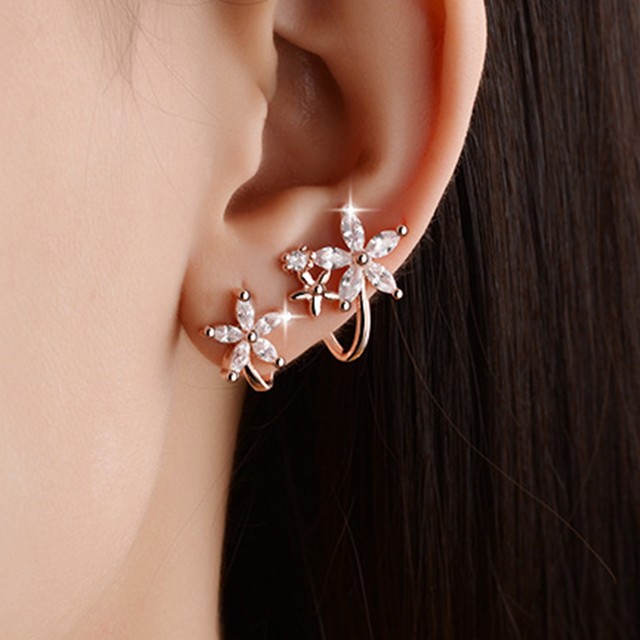 花モチーフ ピアス レディース 大人 アクセサリー ピアス ビジュー ピアス 大ぶり 即納 素敵な女性のあなたをさらに魅力的で綺麗に B N Theshop レディースファッションを中心にお手頃価格で提供