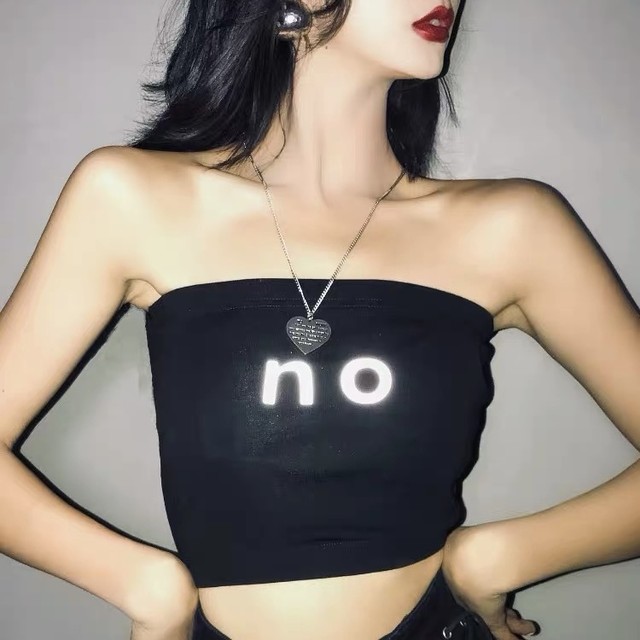 no logo bare top